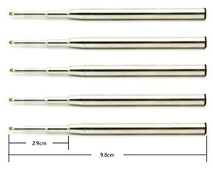 5本セット モンブラン リフィル ボールペン用 黒 M 中字 高品質 替え芯 MONTBLANC Refill 互換品 CH0705