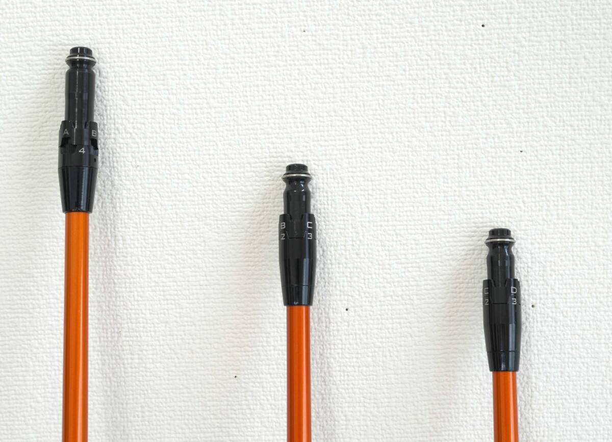 A*o様 ツアーAD DI-6S タイトリスト用１W・３W・５W用シャフト３本 ツアーAD DI 6s black ブラックスリーブ付きシャフトタイトリスト