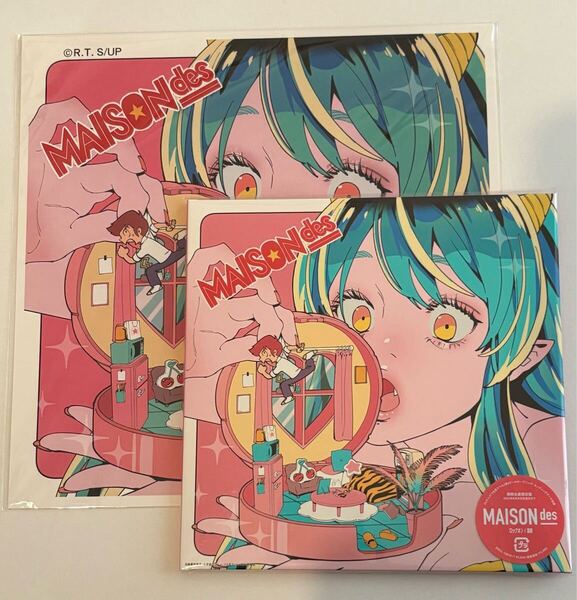 MAISON des ロックオン / 雷櫻 CD 期間生産限定盤 メガジャケ 付 カード ステッカー付 うる星やつら ラム アニメ ソング 主題歌 高橋瑠美子
