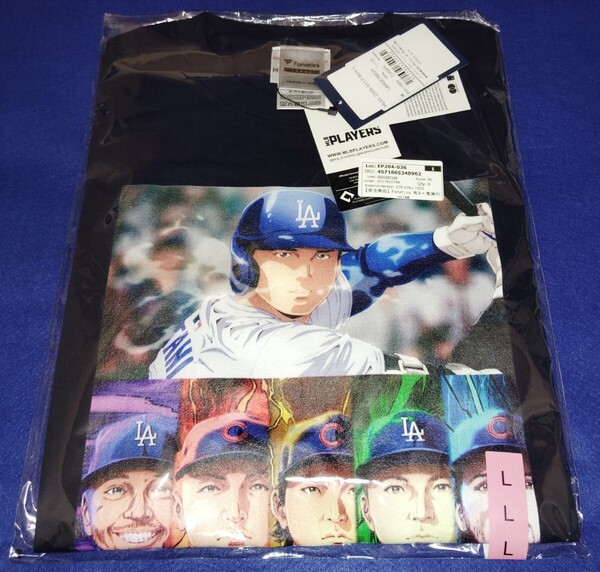 即決 Fanatics MLB × 鬼滅の刃 コラボ カブス ドジャース プレイヤーズ Tシャツ Lサイズ / MLB TOKYO SERIES 東京シリーズ 大谷翔平