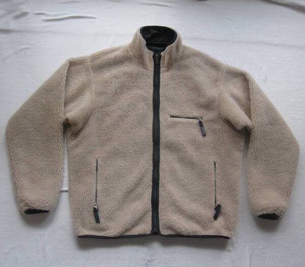 ☆ パタゴニア グリセード (XL) 1998年 ナチュラル×ハンター/ USA製 / パイル / patagonia vintage ジャケット レトロ MARS ダスパーカー