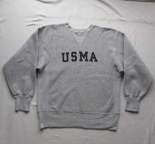 ☆ 80s チャンピオン USMA リバースウィーブ (M) トリコタグ / 染み込み / ヴィンテージ / 単色タグ パーカー / 後付け / usafa / navy