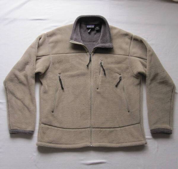 ☆ パタゴニア R4 ジャケット (L) 刺繍ロゴ 2002年 レトロカーキ / patagonia / R2 / レトロ / ヴィンテージ / グリセード / パイル
