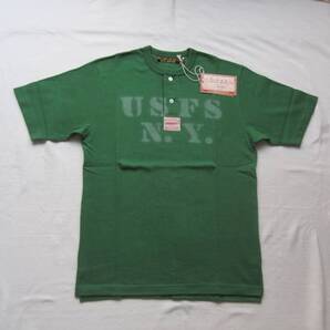 ☆新品 フリーホイーラーズ ヘンリーネック Tシャツ (38) ”U.S.FOREST SERVICE” / FREEWHEELERS / HENLEY NECKED SHORT SLEEVE SHIRT /