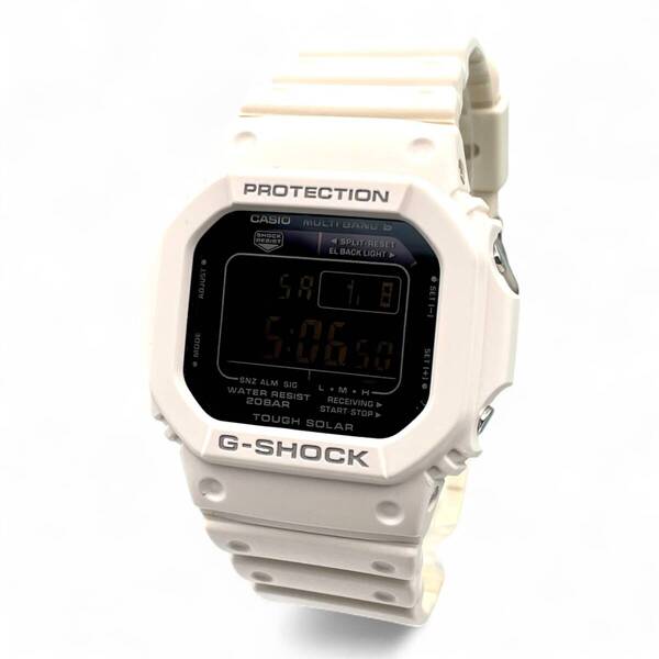 稼動 ■ ジーショック G-SHOCK 時計 黒文字盤 白 GW-M5610MD デジタル レディース メンズ タフソーラー N3451-14-78
