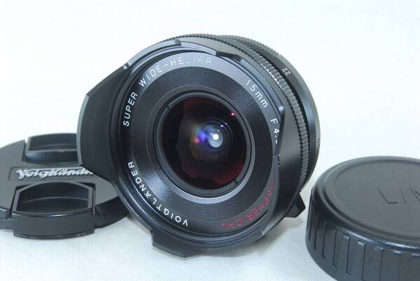 ★美品★Voigtlander フォクトレンダー SUPER WIDE-HELIAR スーパーワイドヘリアー 15mm F4.5 II VM♪