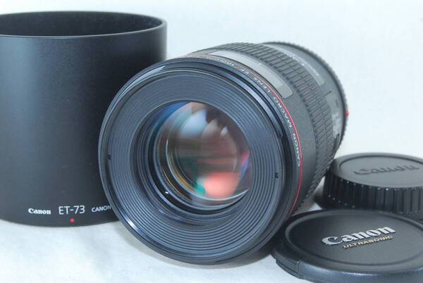 ★新品級★Canon キャノン EF 100mm F2.8L MACRO IS USM フード付き♪