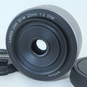 ★新品級★Canon キャノン EF-M 22mm F2 STM シルバー 大人気レンズ♪