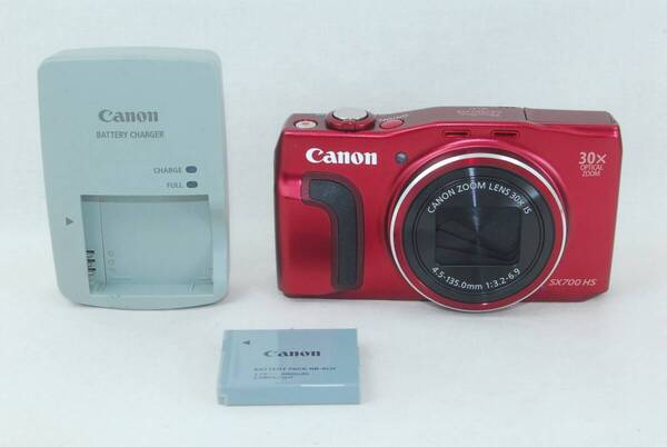 ★新品級★CANON キャノン PowerShot パワーショット SX700 HS レッド 大人気機種♪