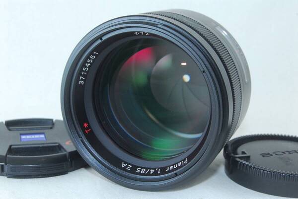 ★良品★SONY ソニー Carl Zeiss Planar プラナー 85mm f/1.4 ZA T* SAL85F14Z♪