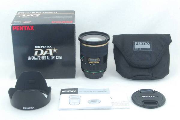 ★外観美品★ペンタックス SMC PENTAX-DA 16-50mm F2.8 ED AL SDM 元箱付き♪