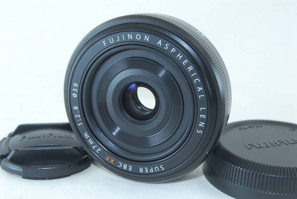★良品★富士フイルム フジフィルム FUJIFILM SUPER EBC XF 27mm F2.8 大人気レンズ♪