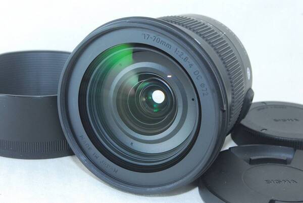 ★極美品★SIGMA 17-70mm F2.8-4 DC MACRO OS HSM Contemporary シグマSAマウント フード付き♪