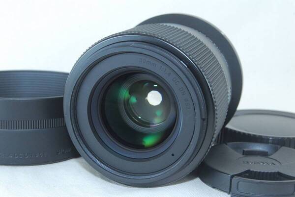 ★美品★SIGMA シグマ 30mm F1.4 DC DN Contemporary Nikon ニコン Zマウント フード付き♪