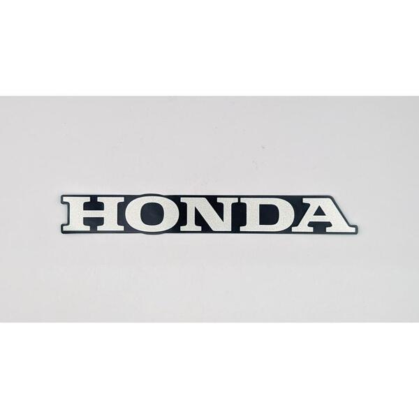HONDA ホンダ 純正品 ロゴ ステッカー 文字タイプ シルバー/黒 長さ12.2cm エンブレム デカール カスタム