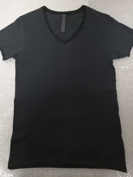 wjk 半袖カットソー 半袖ニット 半袖Tシャツ Vネック 極美品! サイズS ブラック 黒