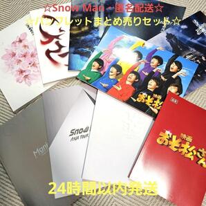 ☆まとめ売りセット☆Snow Man パンフレット ライブツアー 滝沢歌舞伎