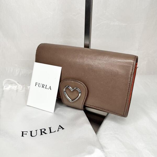 FURLA フルラ 2つ折り長財布 ハートベルト レザー ウォレット 送料無料 おしゃれ レディース メンズ ブランド