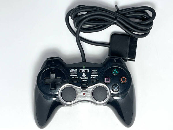 『B』メンテナンス清掃 PS2 HORI アナログ振動パッド2 TURBO ブラック 連射コントローラー 整備 オーバーホール 01