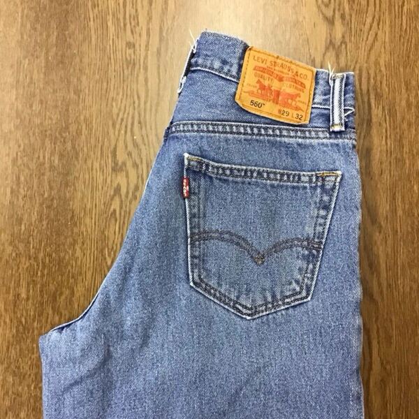 【GE005】Levi's 560 W29 L32 ジーンズ ジーパン デニムパンツ メンズブランド古着 リーバイス560 送料無料