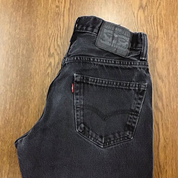 【GE036】Levi's 550 W30 L34 ブラック ジーンズ ジーパン デニムパンツ メンズブランド古着 リーバイス550 送料無料