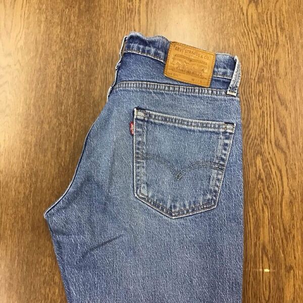 【GE039】Levi's 511 W32 L32 色落ち加工 ジーンズ ジーパン デニムパンツ ストレッチ生地 メンズブランド古着 リーバイス511 送料無料