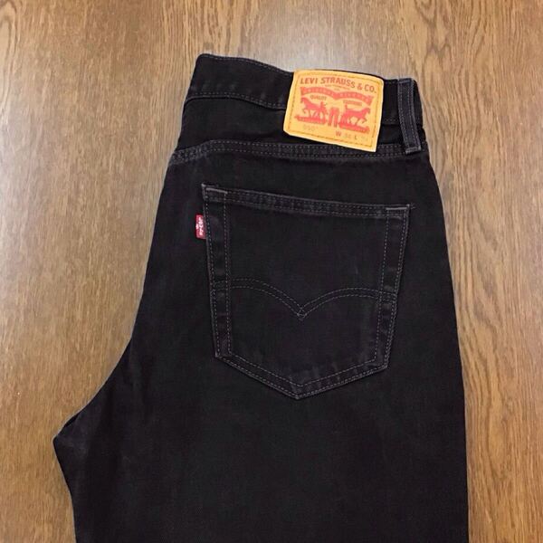 【GE073】Levi's 550 W34 L34 ブラック ジーンズ ジーパン デニムパンツ メンズブランド古着 リーバイス550 送料無料