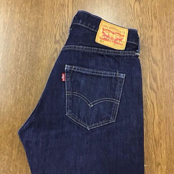 【GE077】Levi's 501 W30 L34 定番ストレート ジーンズ ジーパン デニムパンツ メンズブランド古着 リーバイス501 送料無料
