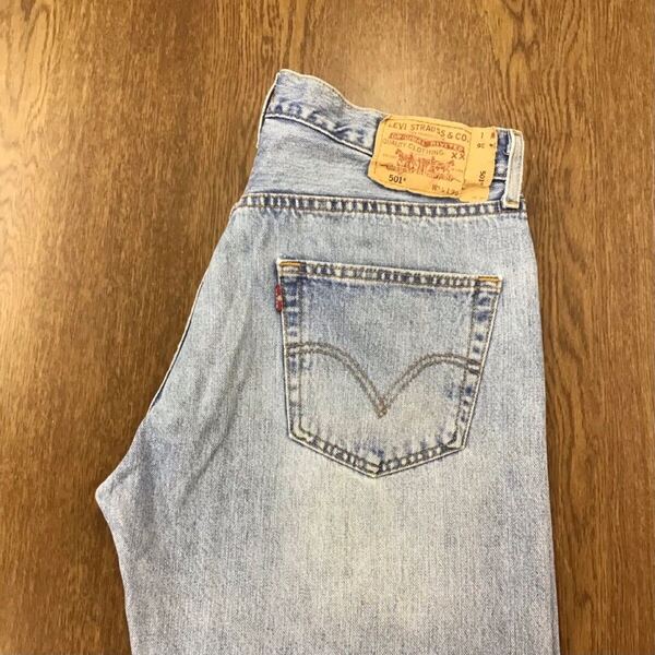 【GE103】Levi's 501 W34 L36 定番ストレート ジーンズ ジーパン デニムパンツ メンズブランド古着 リーバイス501 送料無料