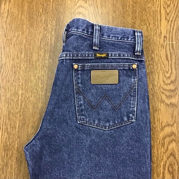 【GE113】Wrangler 936GBK W31 L30 ジーンズ ジーパン デニムパンツ メンズブランド古着 ラングラー 送料無料