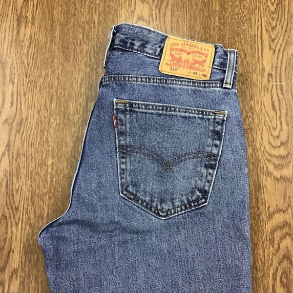 【GE114】Levi's 516 W34 L30 ジーンズ ジーパン デニムパンツ メンズブランド古着 リーバイス516 送料無料