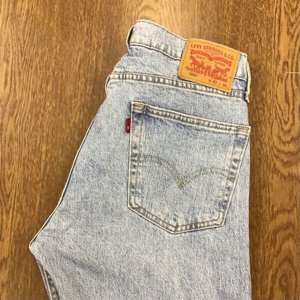 【GE120】Levi's 505 W32 L30 ジーンズ ジーパン デニムパンツ ストレッチ生地 メンズブランド古着 リーバイス505 送料無料
