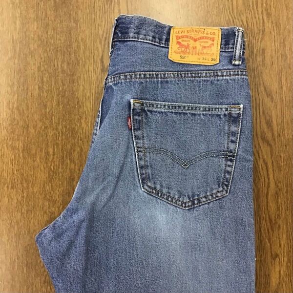 【GE127】Levi's 550 W34 L29 ジーンズ ジーパン デニムパンツ メンズブランド古着 リーバイス550 送料無料