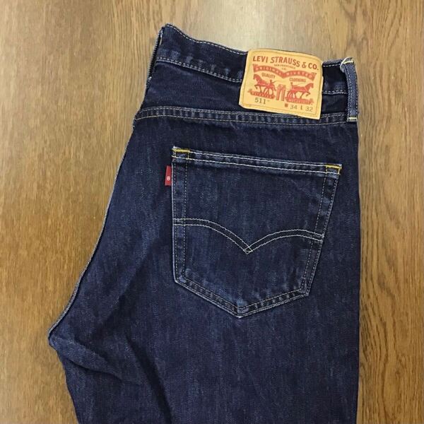 【GE138】Levi's 511 W34 L32 ジーンズ ジーパン デニムパンツ メンズブランド古着 リーバイス511 送料無料