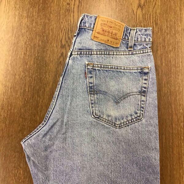 【GE148】USA製 Levi's 550 W36 L32 ジーンズ ジーパン デニムパンツ メンズブランド古着 リーバイス550 米国製 送料無料