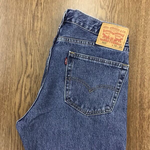 【GE168】Levi's 505 W34 L29 ジーンズ ジーパン デニムパンツ メンズブランド古着 リーバイス505 送料無料