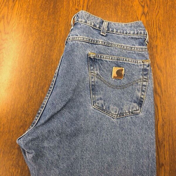 【GE176】Carhartt W38 L30 ジーンズ ジーパン デニムパンツ メンズブランド古着 カーハート 送料無料