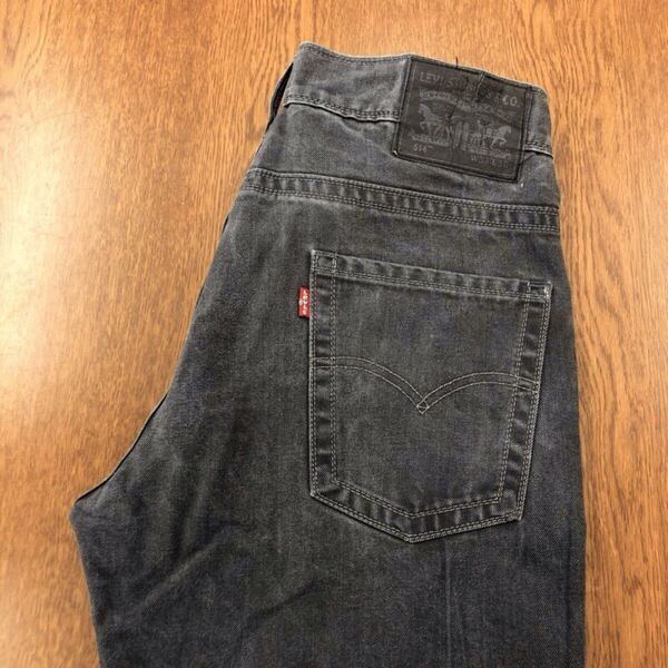 【GE193】Levi's 514 W33 L30 ブラック ジーンズ ジーパン デニムパンツ メンズブランド古着 リーバイス514 送料無料