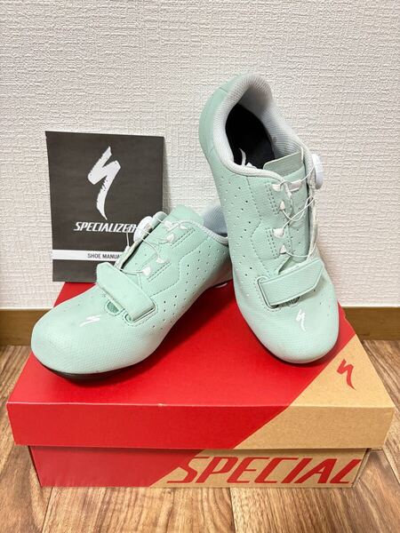 SPECIALIZED Torch 1.0 Road Shoes 23cm EU36 White Sage / Dune White トーチ1.0 SPD-SL レディース ロードバイク サイクリング