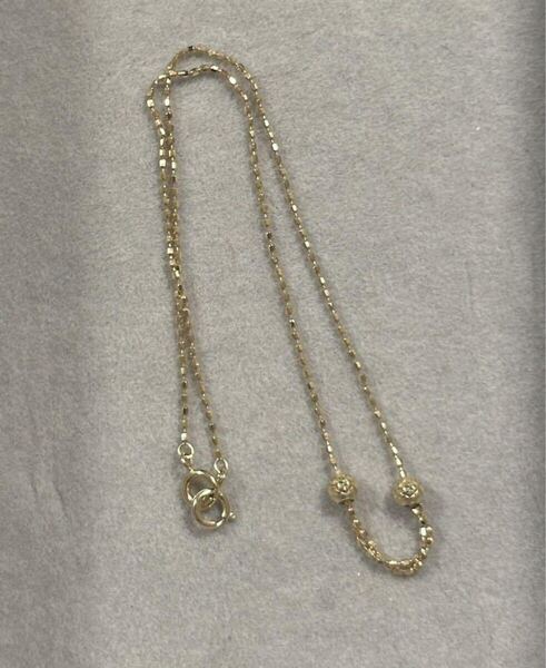 K18ブレスレット アンクレット ネックレスパーツ 留め金具 ミラーボール