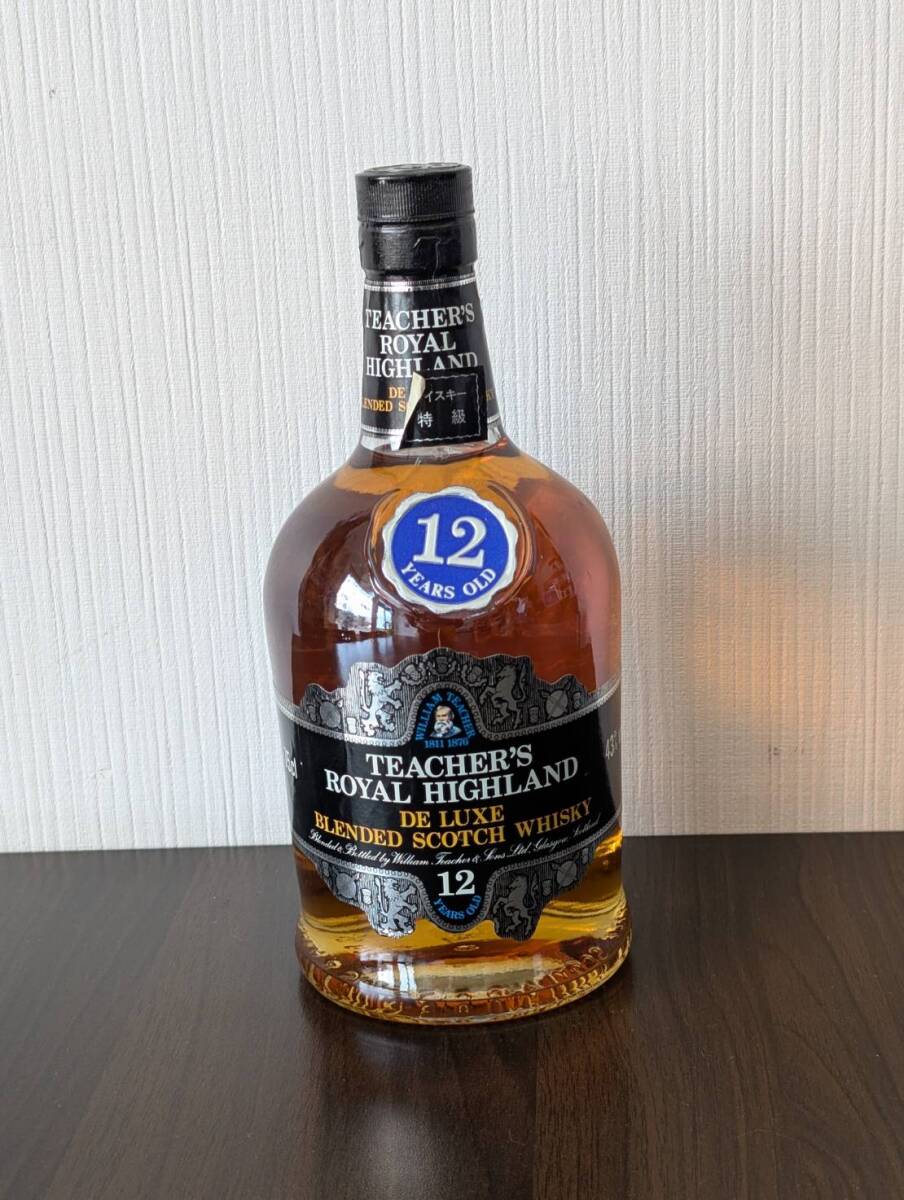 Teacher's  Highland 12年 1L　１本、未開封品。 Yahoo!オークション -「ロイヤルハイランド」(スコッチ