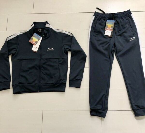 ¥11,000オークリーOAKLEY★DRY UVジャージ上下【140】☆ネイビー