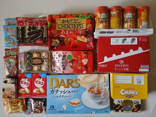 5/18まで ミラクル特価!【 送料込み 】チョコとスナックのお菓子BOX