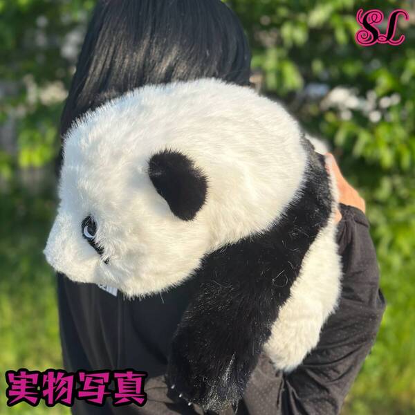 リアルで癒される!5ヶ月齢パンダぬいぐるみ登場 モンラン まるで本物!ふわふわ癒し 抱きしめたくなるリアル感