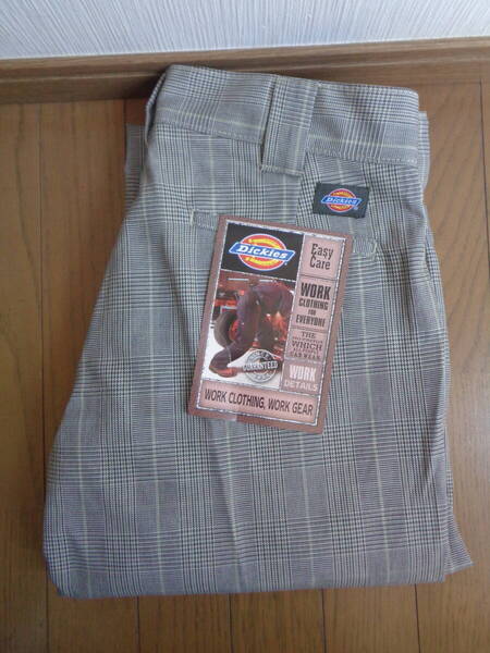 廃盤 新品 デッド Dickies ディッキーズ スラックス 定価9900円 コットン100 ワークパンツ チノパン ☆ usa アルミ チビタグ