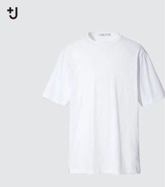S 白 +J スーピマコットンリラックスフィットクルーT 半袖 ホワイト ジルサンダー JILSANDER ユニクロ 半袖Tシャツ コラボ UNIQLO