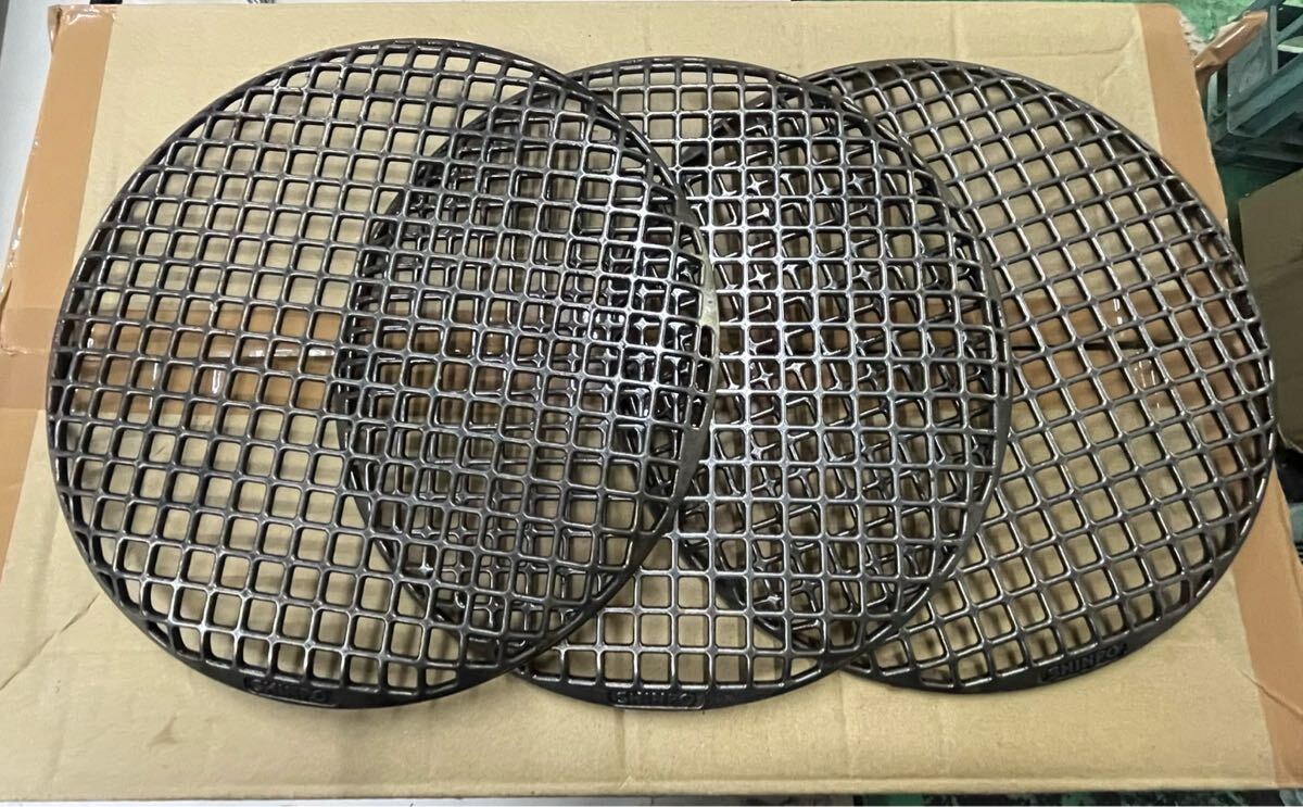 シンポ製　フラットネット28cm中古 SHINPO(シンポ)製 焼き網 28cm フラットネット 焼き網