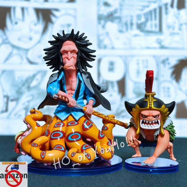 国内即日発送 ONEPIECE ワンピース フィギュア 新魚人海賊団 幹部 ヒョウゾウ & ダルマ 魚人島編 A+ スタジオ GK完成品 POP P.O.P