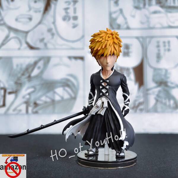 BLEACH ブリーチ フィギュア 黒崎一護 完現術 卍解 天鎖斬月 YZ スタジオ WCFスケール GK完成品