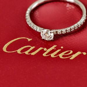 Cartier エタンセル ドゥカルティエ ダイヤ リング 0.25ct JP11号相当